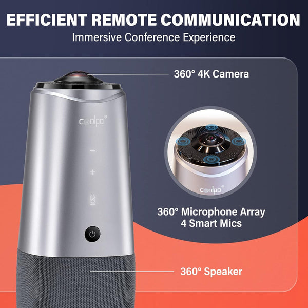 Coolpo 360 Video Conference Camera -  AI Hundle Pana - Life Pal Store